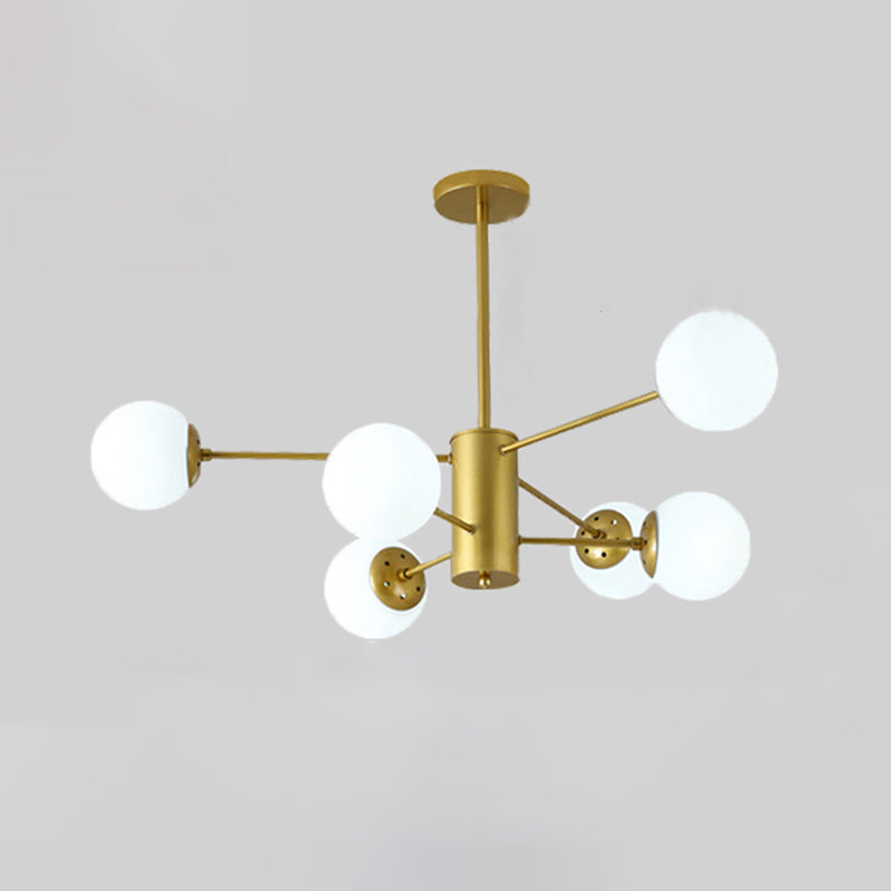 Contemporary Style Spherical Shape Chandelier Lights Glass Chandelier Lighting
