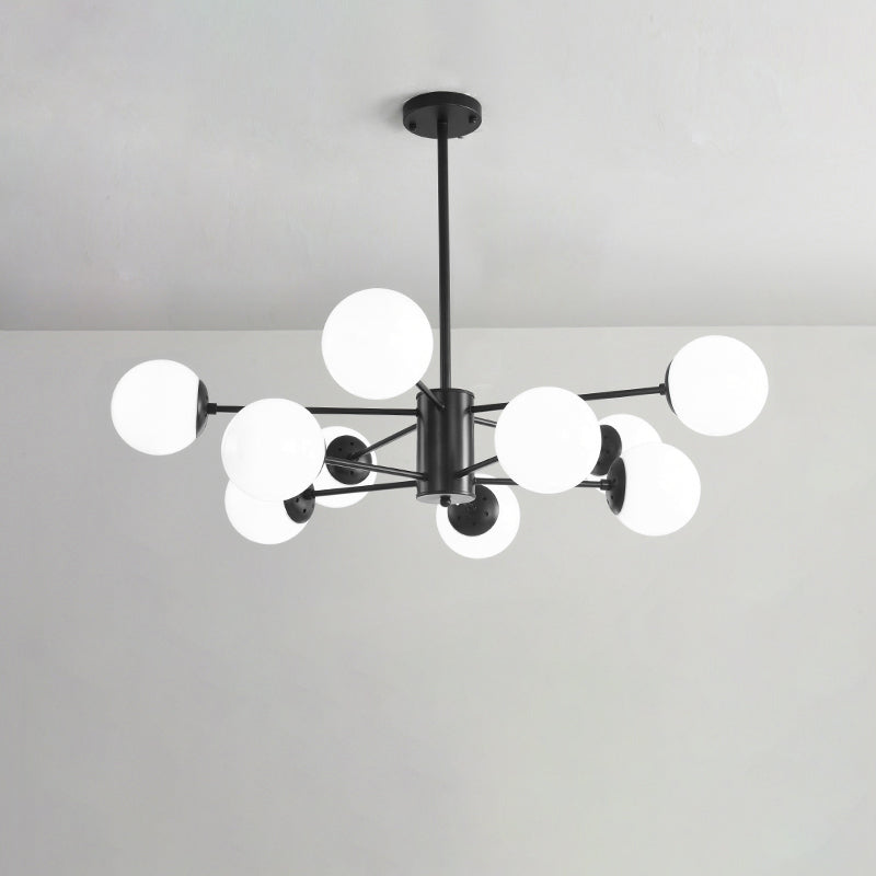 Contemporary Style Spherical Shape Chandelier Lights Glass Chandelier Lighting