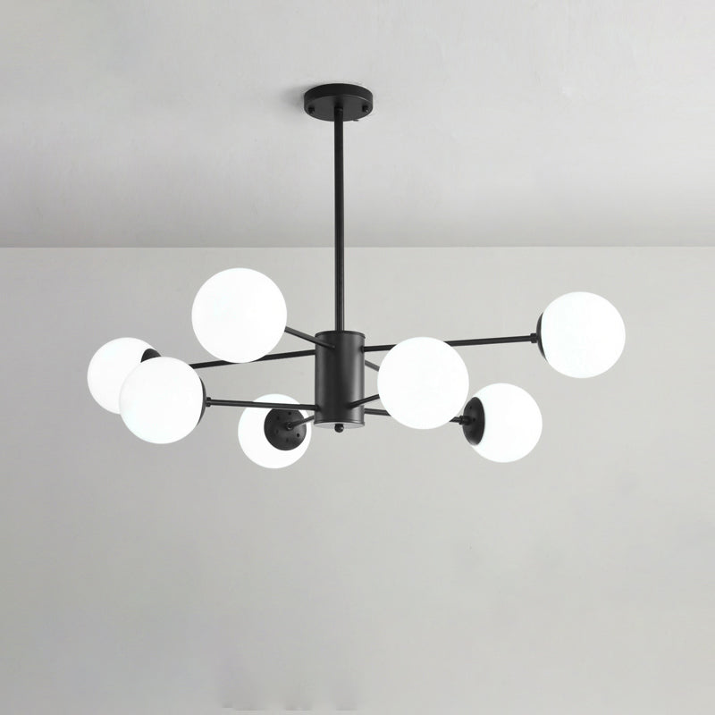 Contemporary Style Spherical Shape Chandelier Lights Glass Chandelier Lighting