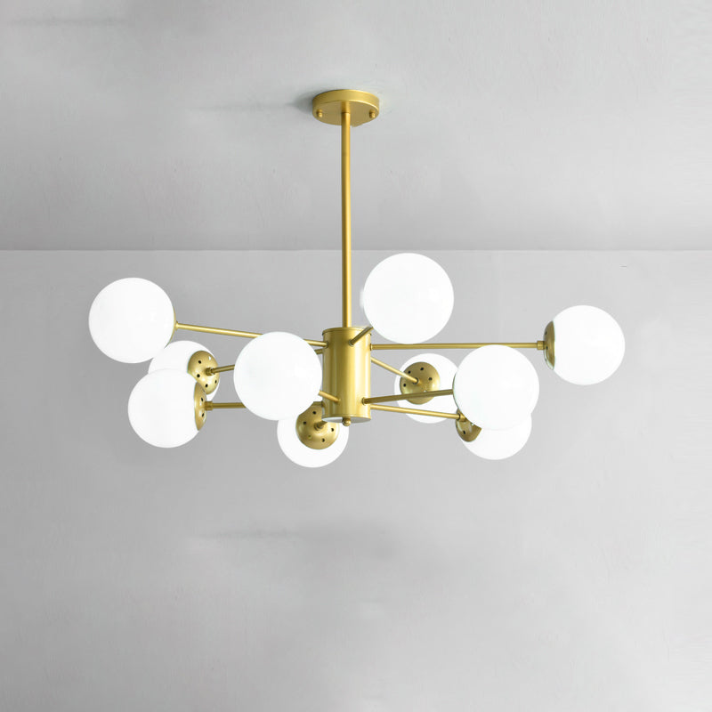 Contemporary Style Spherical Shape Chandelier Lights Glass Chandelier Lighting