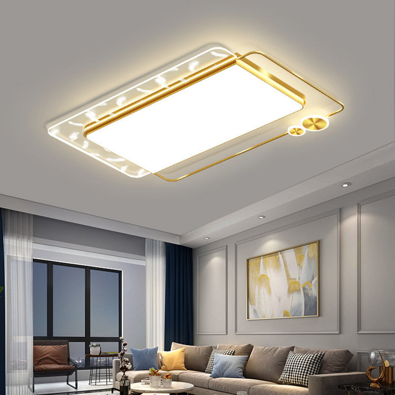 Plafonniers encastrés Simplicity avec plafonnier LED à motif de plumes