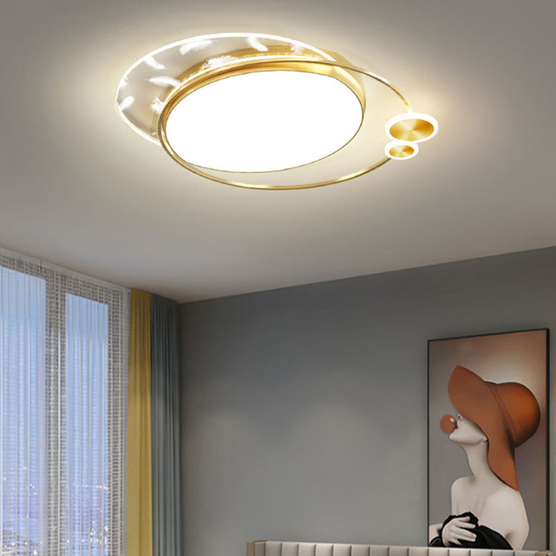 Plafonniers encastrés Simplicity avec plafonnier LED à motif de plumes