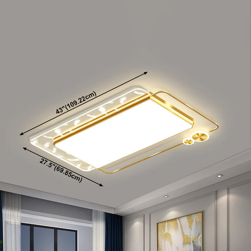 Plafonniers encastrés Simplicity avec plafonnier LED à motif de plumes