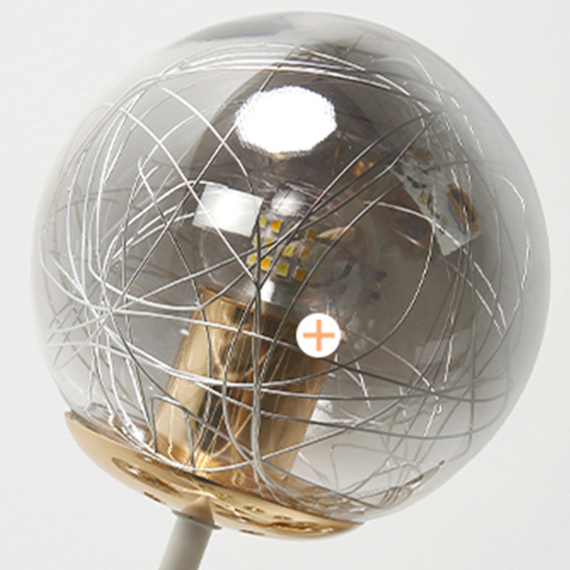 Glass Modern Chandelier Lighting Minimalistic Suspension Light for Dining Room