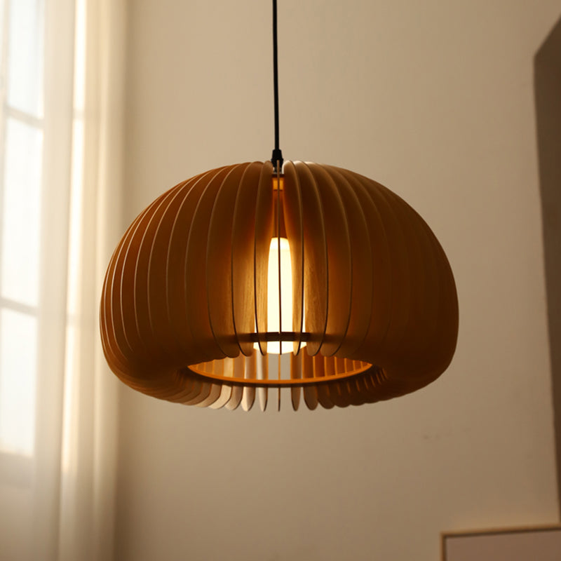 Lumo a sospensione a sospensione a 1 luce Modern Stile moderno a forma di zucca lampada sospesa