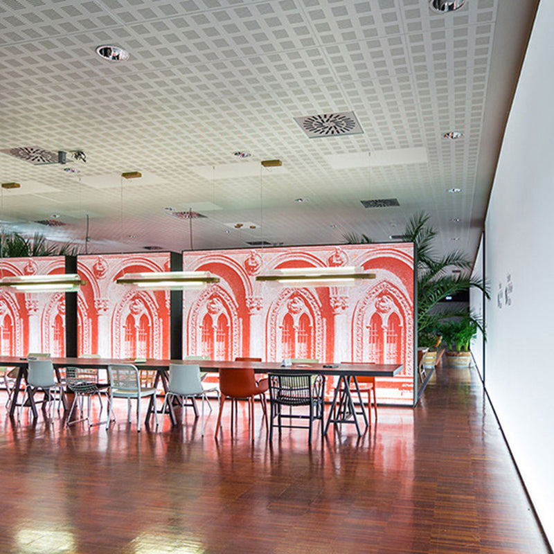 Modern Style Island Pendant Acrylic 1 Light Island Light in Gold for Restaurant