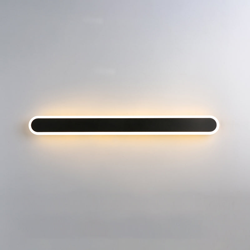 Hedendaagse stijl lineaire wandverlichting armaturen metaal 1 lichte LED wandmontage lamp