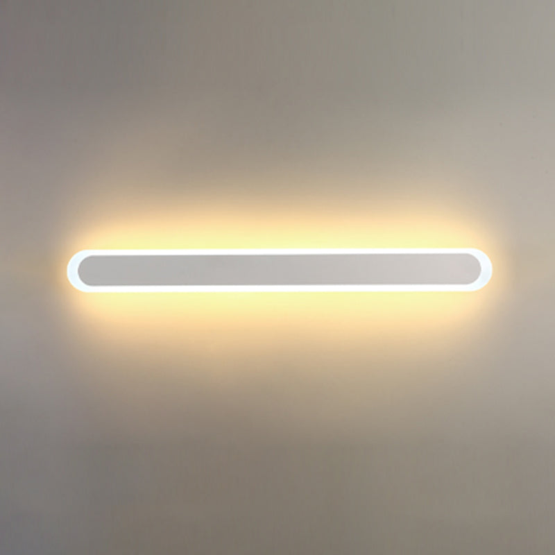 Hedendaagse stijl lineaire wandverlichting armaturen metaal 1 lichte LED wandmontage lamp