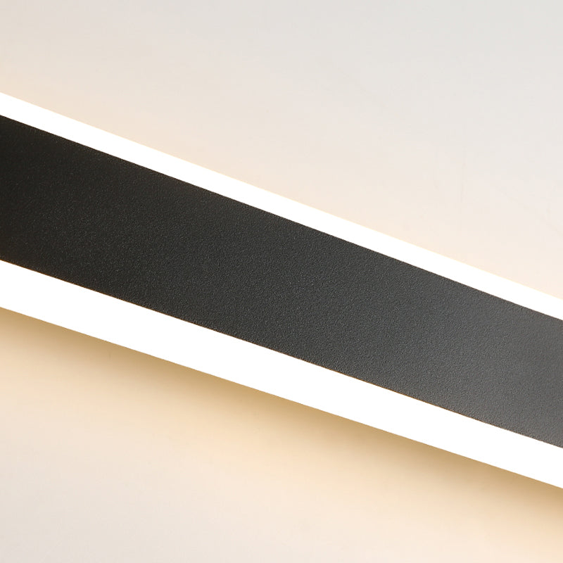 Hedendaagse stijl lineaire wandverlichting armaturen metaal 1 lichte LED wandmontage lamp