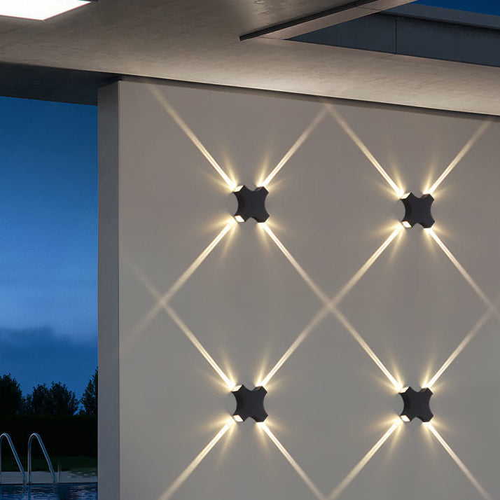 Multi-Light Geometric Wall Sconce Lights Contemporary Style Metal Wall Mounted Lights