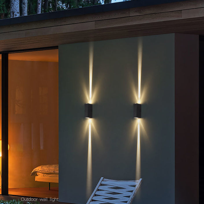 Multi-Light Geometric Wall Sconce Lights Contemporary Style Metal Wall Mounted Lights