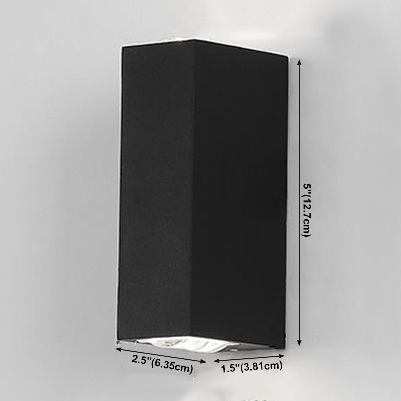 Multi-Light Geometric Wall Sconce Lights Contemporary Style Metal Wall Mounted Lights