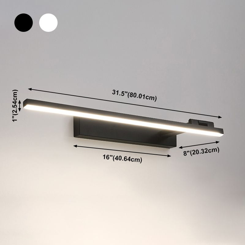 Linear Metal Wall Lighting Modern Style 1 Light Wall Mount Light Fixture