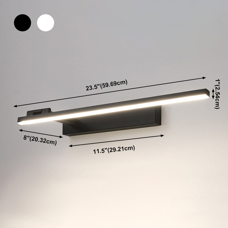 Linear Metal Wall Lighting Modern Style 1 Light Wall Mount Light Fixture
