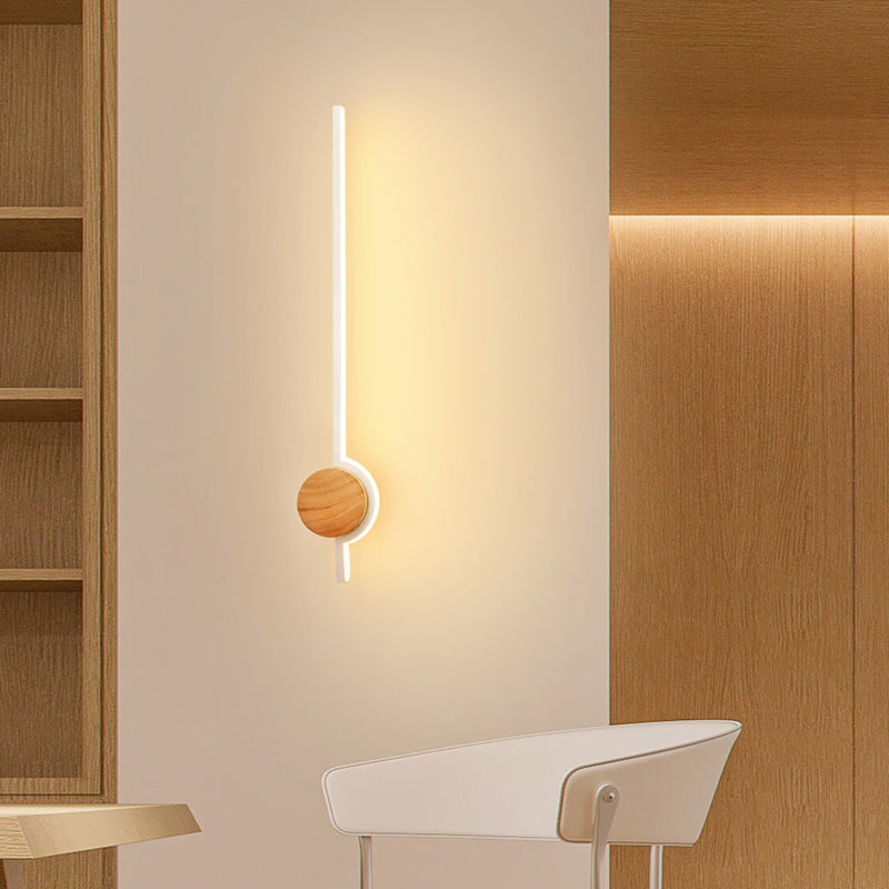 1 Light Metal Linear Wall Lighting Modern Simple Style Wall Mounted Light Fixture