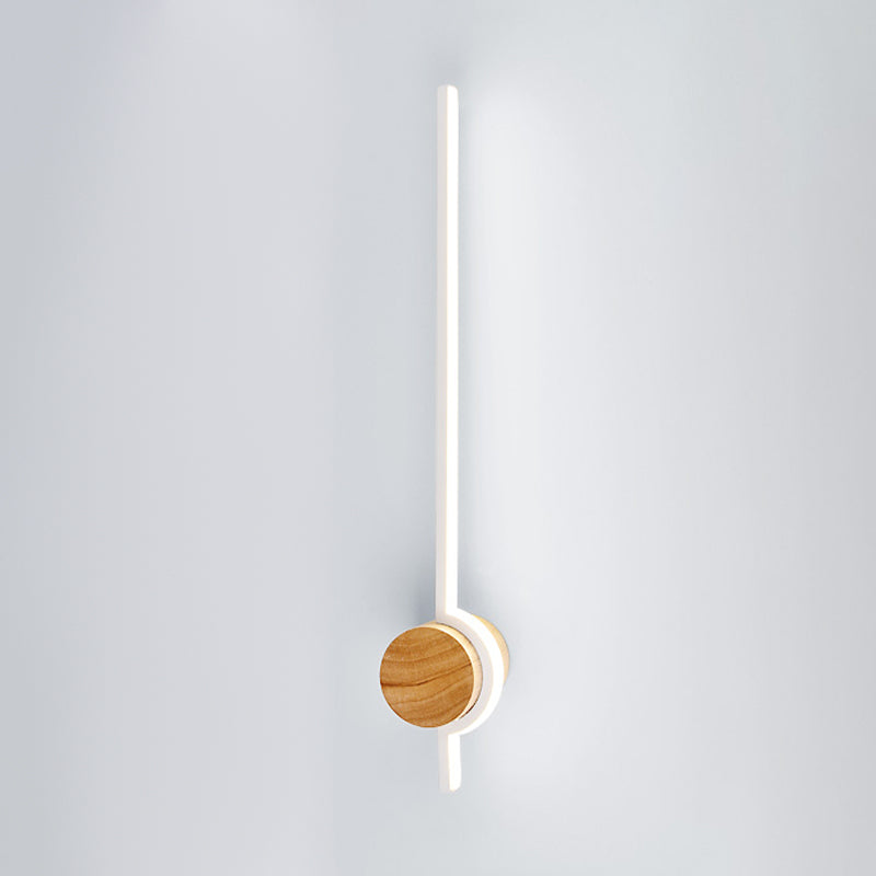 1 Light Metal Linear Wall Lighting Modern Simple Style Wall Mounted Light Fixture