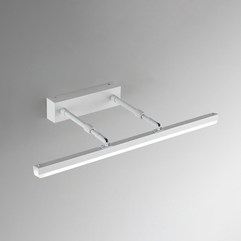 1-Light Metal Linear Mirror Wall Lighting Modern Style Wall Mounted Light Fixture