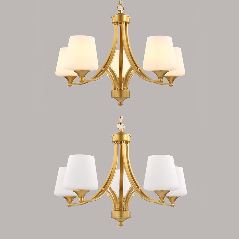 American Style Geometric Chandeliers Chandelier Lighting Fixtures Glass Pendant Lighting