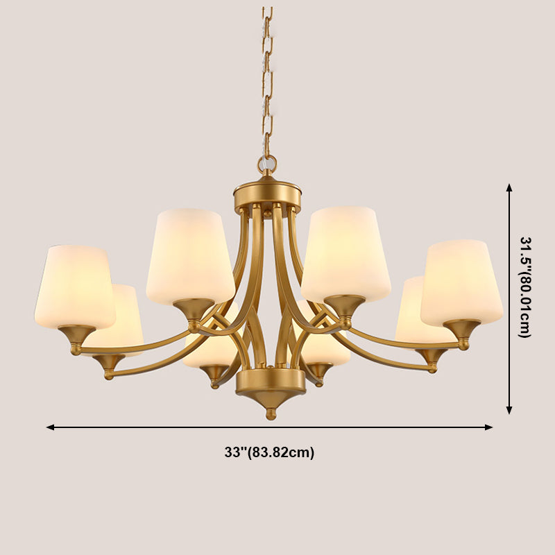American Style Geometric Chandeliers Chandelier Lighting Fixtures Glass Pendant Lighting