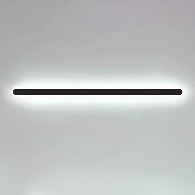 Zeitgenössischer Stil lineare Leuchtenleuchten Metal 1 Light LED -Wandleuchten