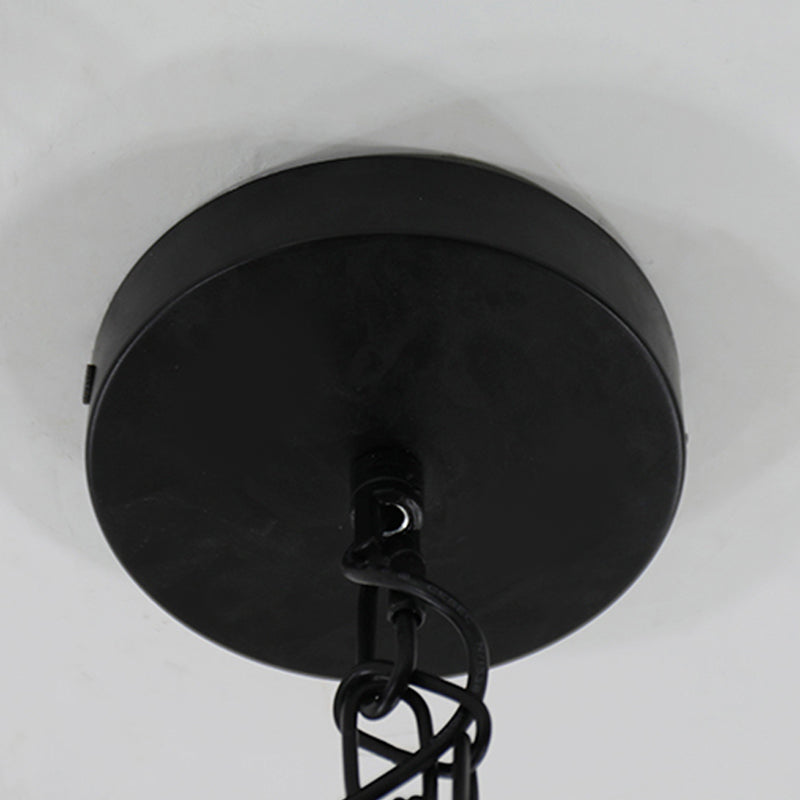 Light a sospensione geometrica a pendente a led artistica moderna con tonalità di vetro