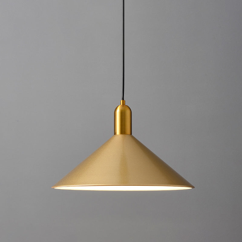 Elektroplate ijzerhanglamp in moderne creatieve stijl taps toelopend indoor hanglampje