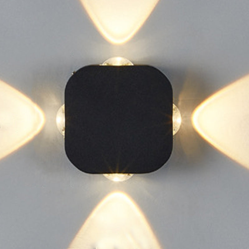 Multi-Licht geometrische Wandleuchten zeitgenössischer Metall-Wandwaschanlager