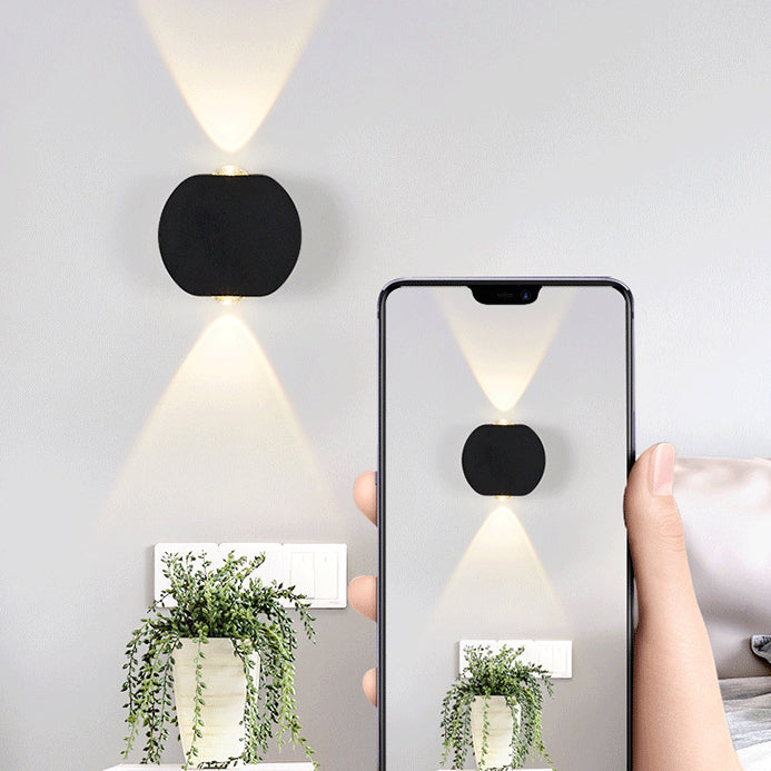 Multi-Licht geometrische Wandleuchten zeitgenössischer Metall-Wandwaschanlager