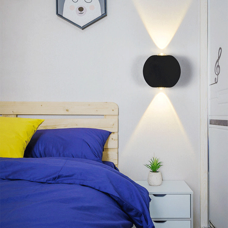 Multi-Light Geometric Wall Sconce Lights Contemporary Style Metal Wall Washer Sconce