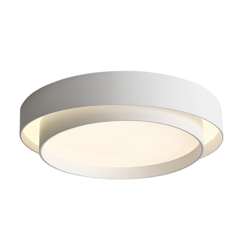 Lacquered Iron LED Ceiling Light in Modern Minimalist Style Acrylic Circular Ceiling Fixture
