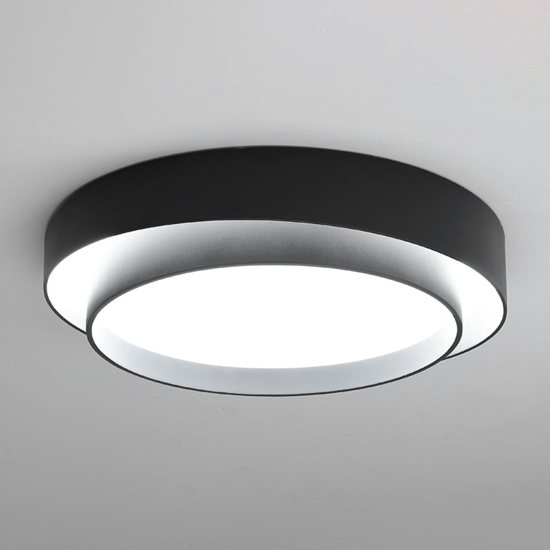 Lacquered Iron LED Ceiling Light in Modern Minimalist Style Acrylic Circular Ceiling Fixture