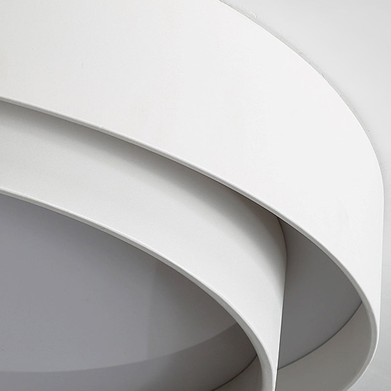 Lacquered Iron LED Ceiling Light in Modern Minimalist Style Acrylic Circular Ceiling Fixture