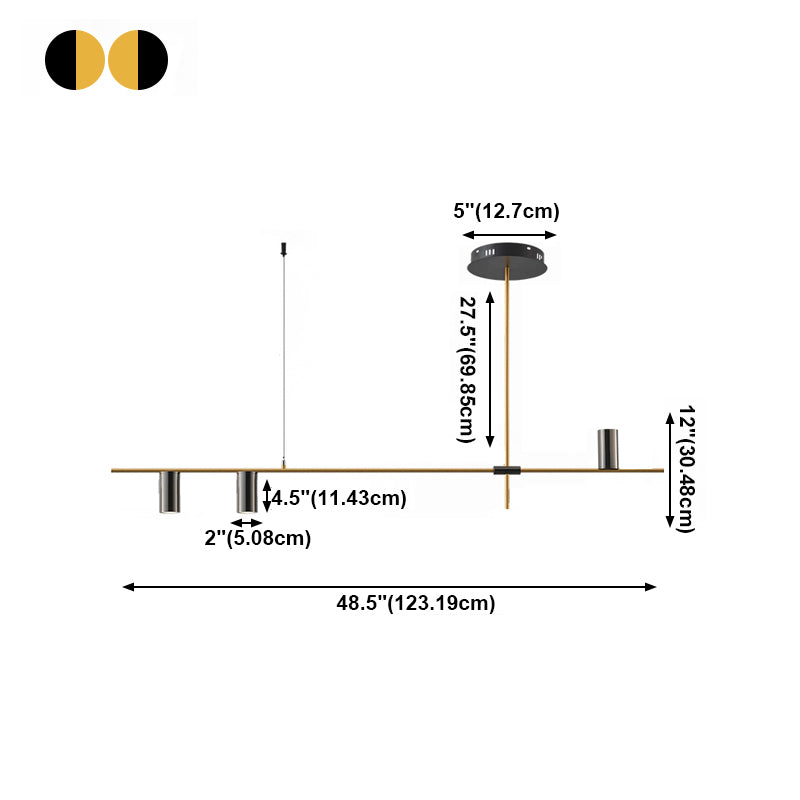 Lámpara de cocina de la mesa de comedor de estilo moderno lámpara colgante de cocina LED