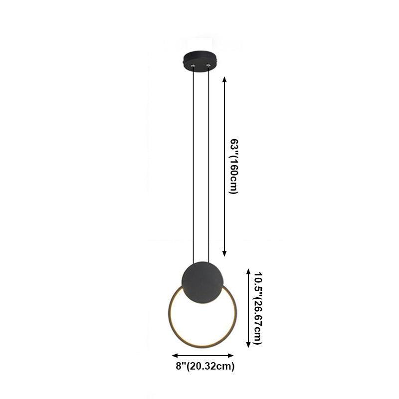 Testa a sospensione nero a testa singola tonalità silicone lampade a sospensione moderna per soggiorno
