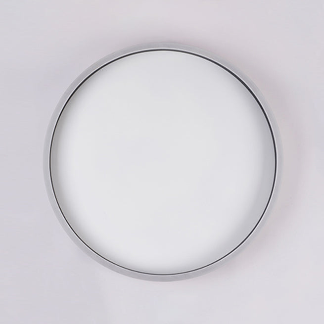 Aluminum LED Ceiling Light Round Black Modern Flush Mount Lamp for Living Room