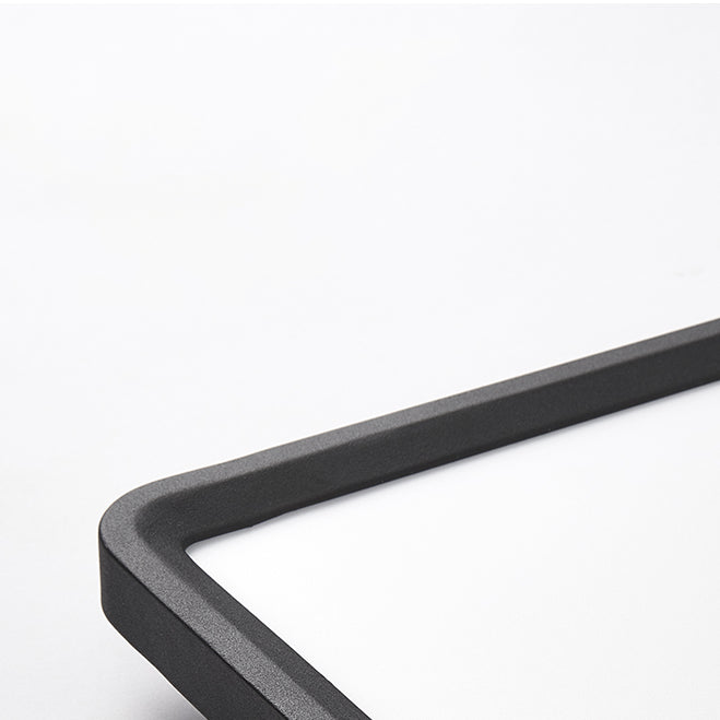 Lámparas de techo LED negras con montaje empotrado y simplicidad moderna para sala de estar
