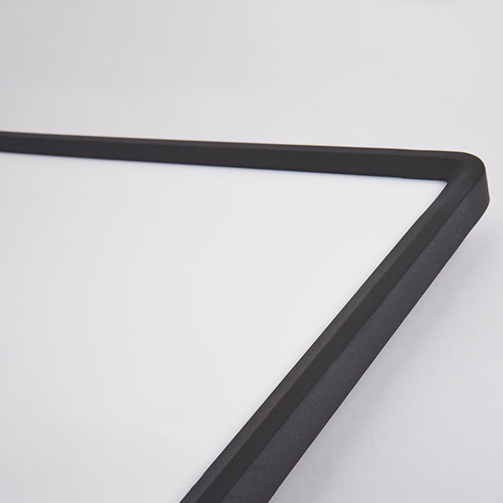 Lámparas de techo LED negras con montaje empotrado y simplicidad moderna para sala de estar