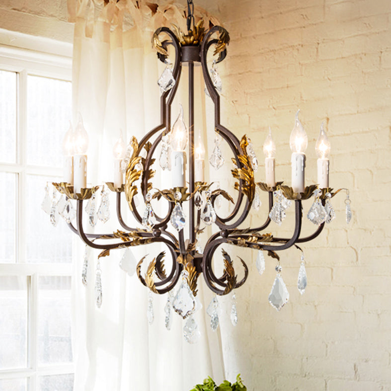 Luminaires de lustre aux bougies de style américain