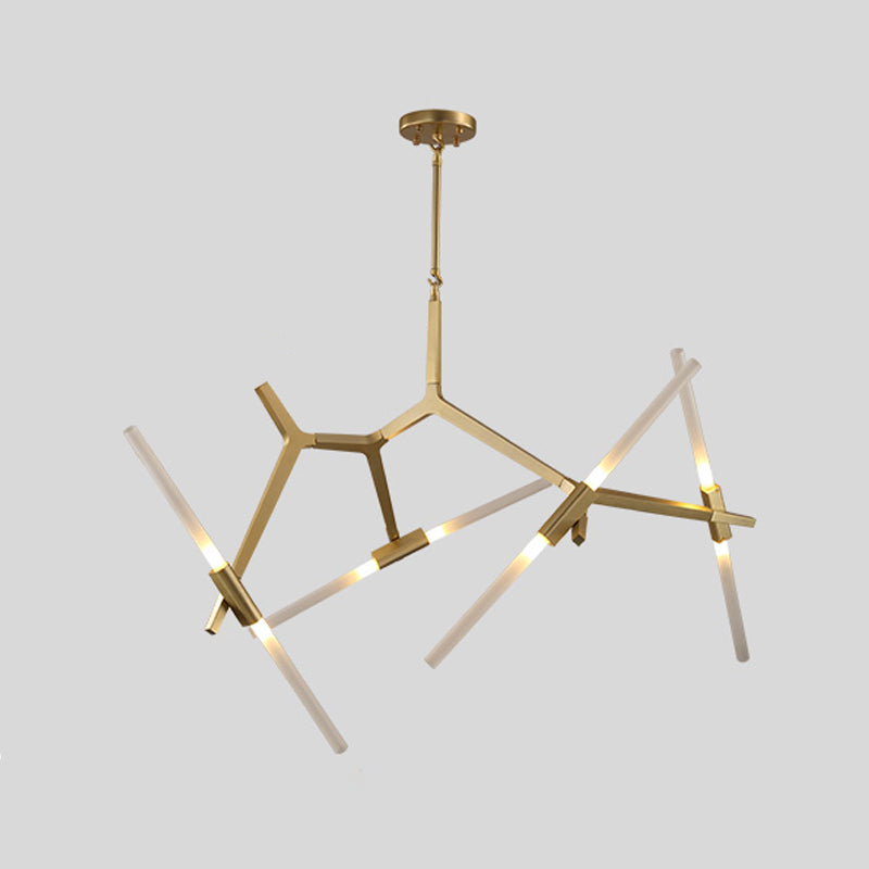 Postmodern Metal Chandelier Branch Shape Chandelier Pendant Lamps for Living Room