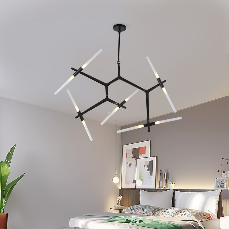Postmodern Metal Chandelier Branch Shape Chandelier Pendant Lamps for Living Room