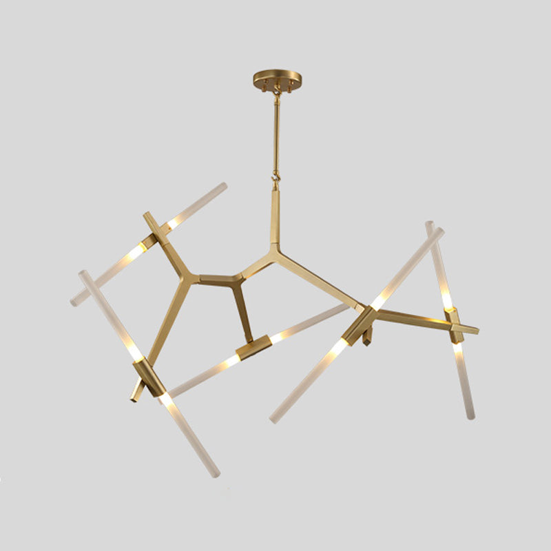Postmodern Metal Chandelier Branch Shape Chandelier Pendant Lamps for Living Room