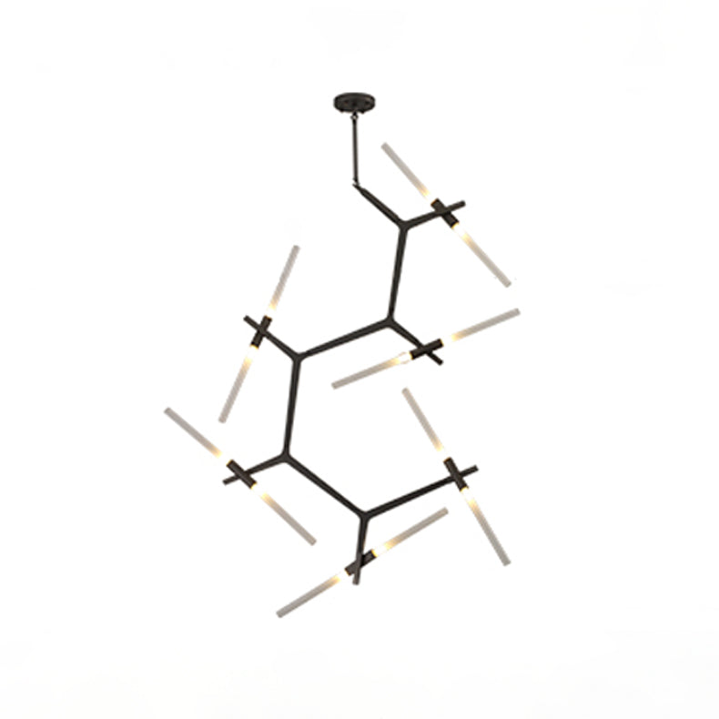 Postmodern Metal Chandelier Branch Shape Chandelier Pendant Lamps for Living Room