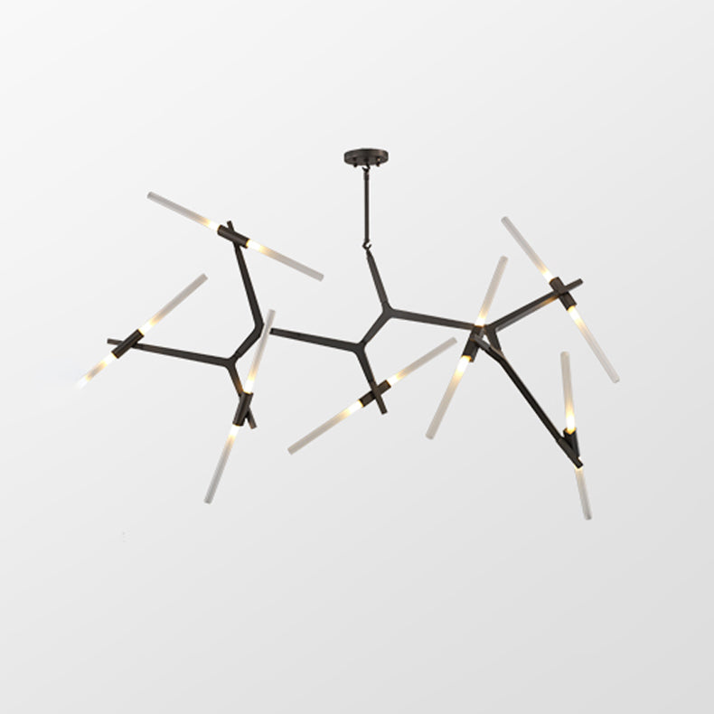 Postmodern Metal Chandelier Branch Shape Chandelier Pendant Lamps for Living Room