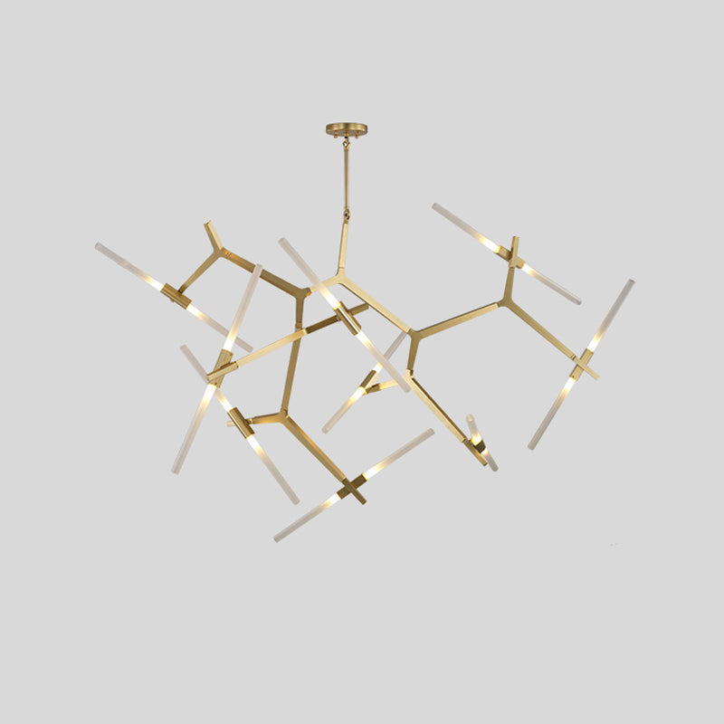 Postmodern Metal Chandelier Branch Shape Chandelier Pendant Lamps for Living Room