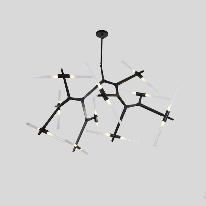Postmodern Metal Chandelier Branch Shape Chandelier Pendant Lamps for Living Room