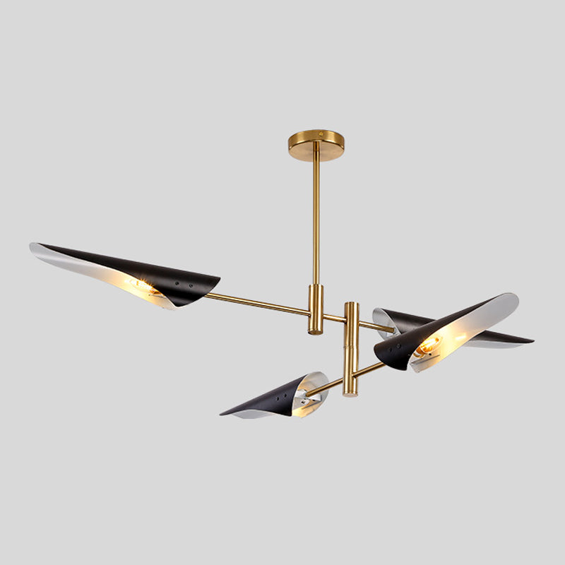 Nordic Style Metal Chandelier Geometric Shape Chandelier Pendant Lamps for Living Room