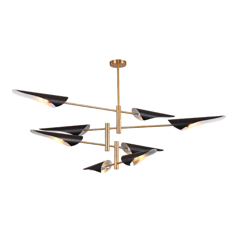 Nordic Style Metal Chandelier Geometric Shape Chandelier Pendant Lamps for Living Room