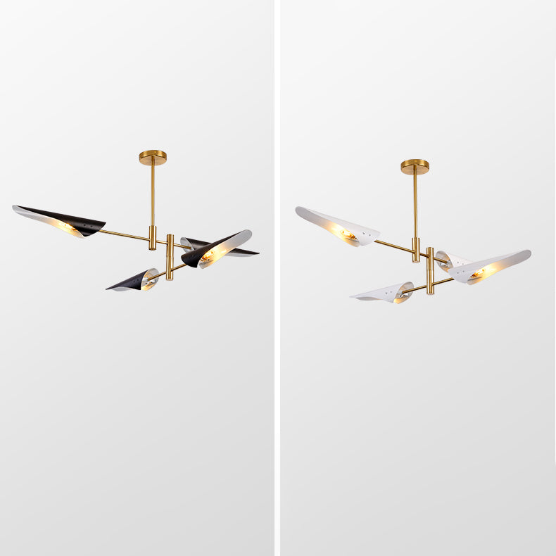 Nordic Style Metal Chandelier Geometric Shape Chandelier Pendant Lamps for Living Room