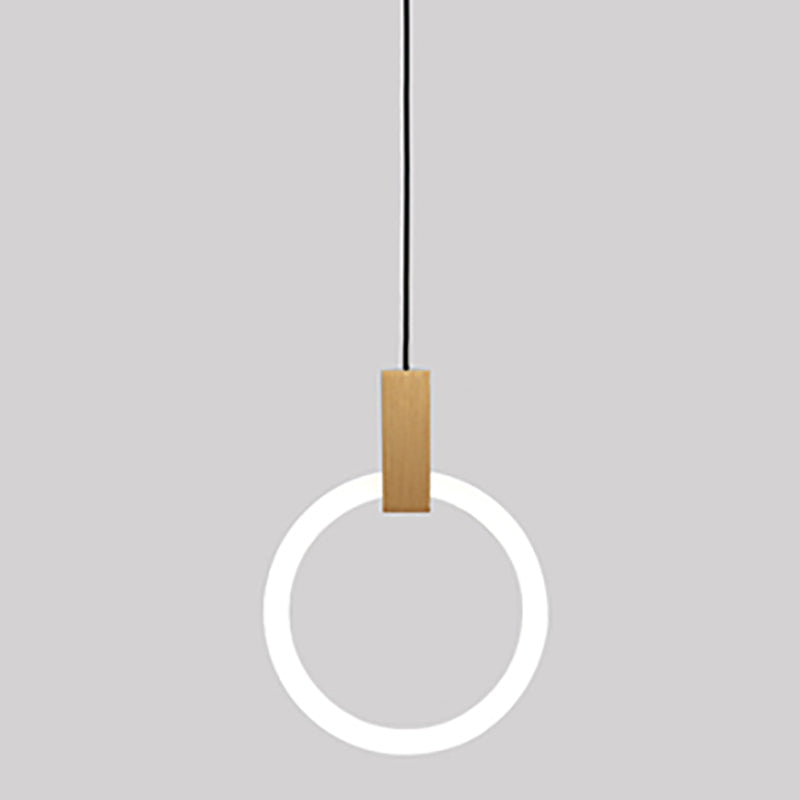 Zeitgenössische Metallhängnisbeleuchtung 1 Leuchtanhänger Beleuchtung in Gold