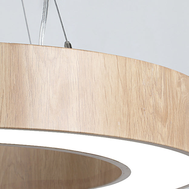 Drum Pendant Lighting Simplicity Modern Round LED Hanging Light Fixtures for Living Room